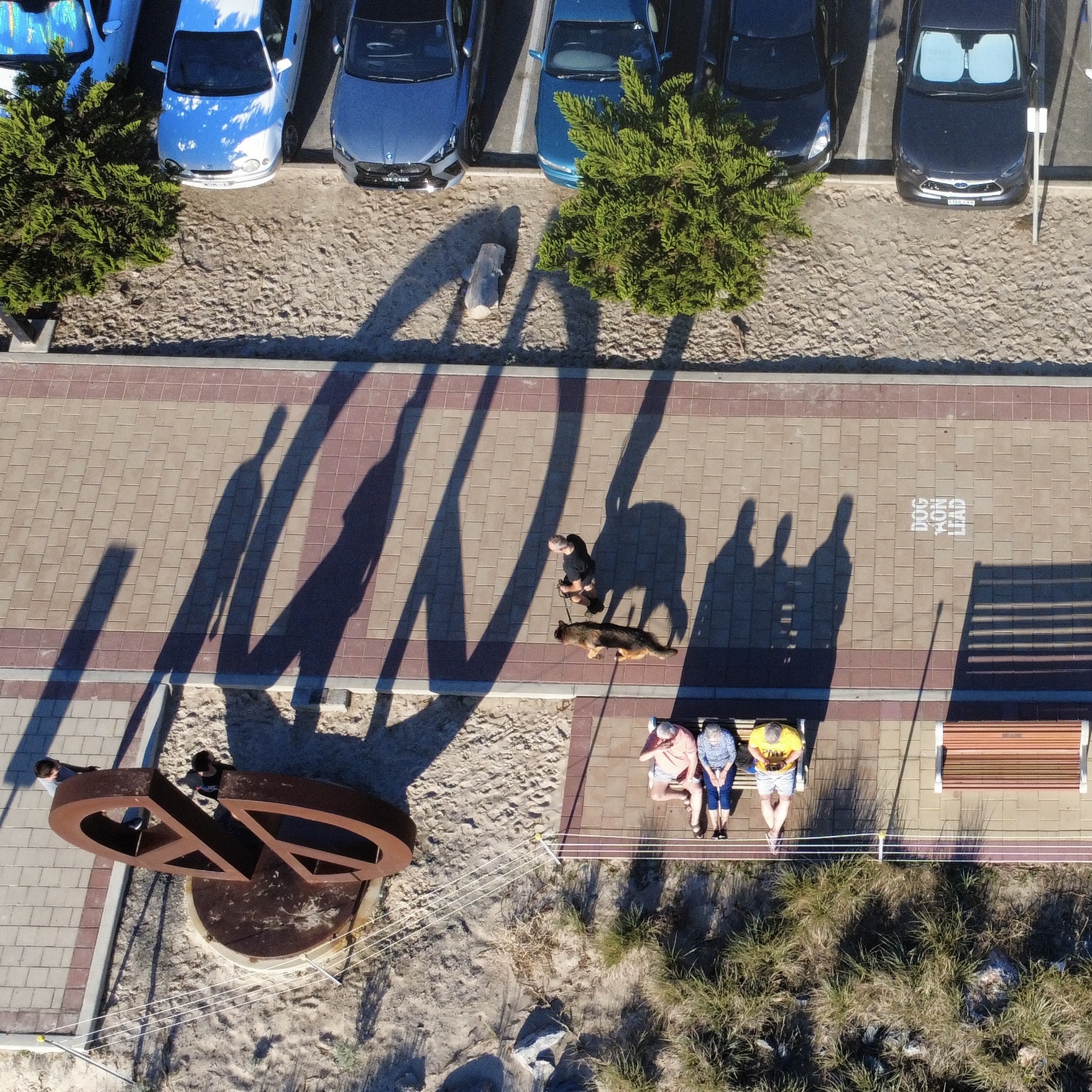 Peace Sculpture Shadow